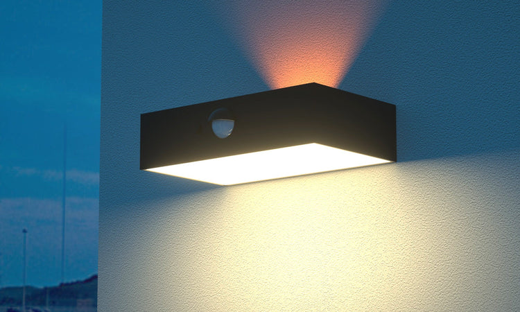 Ziegel Brick solarleuchte wand