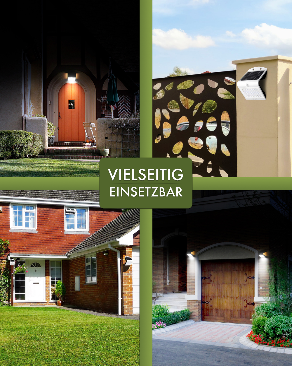 solar wandleuchte aussen