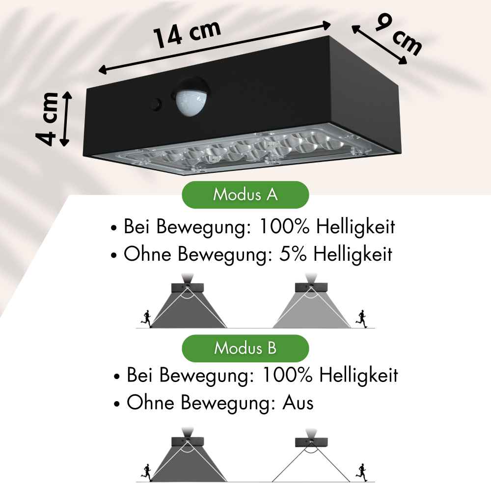 solarlampen outdoor modus