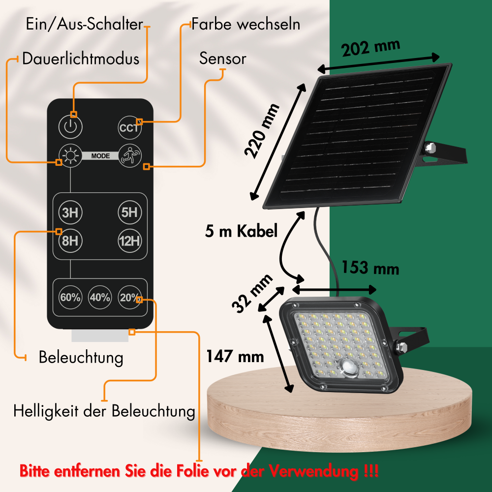 hochwertige solarleuchten garten winterfest grosse